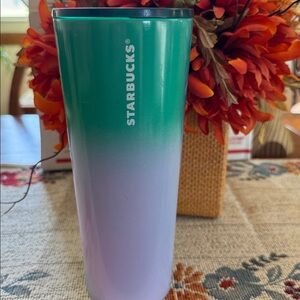 Starbucks Gradient Green and Lavender Tumbler